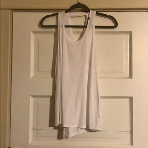 Athleta Tie Back Tank White Size Small